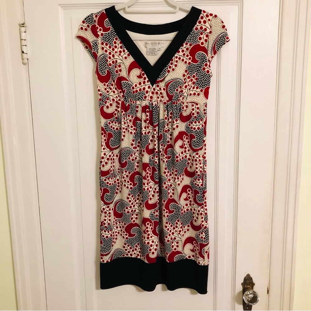Maggy London Petite Empire Waist Mini Dress Tunic